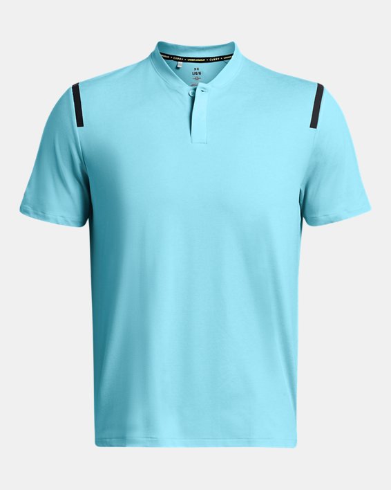 Men's Curry Splash Polo in Blue image number 3
